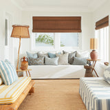 Bombay Azure Linen Cushion - 55cm