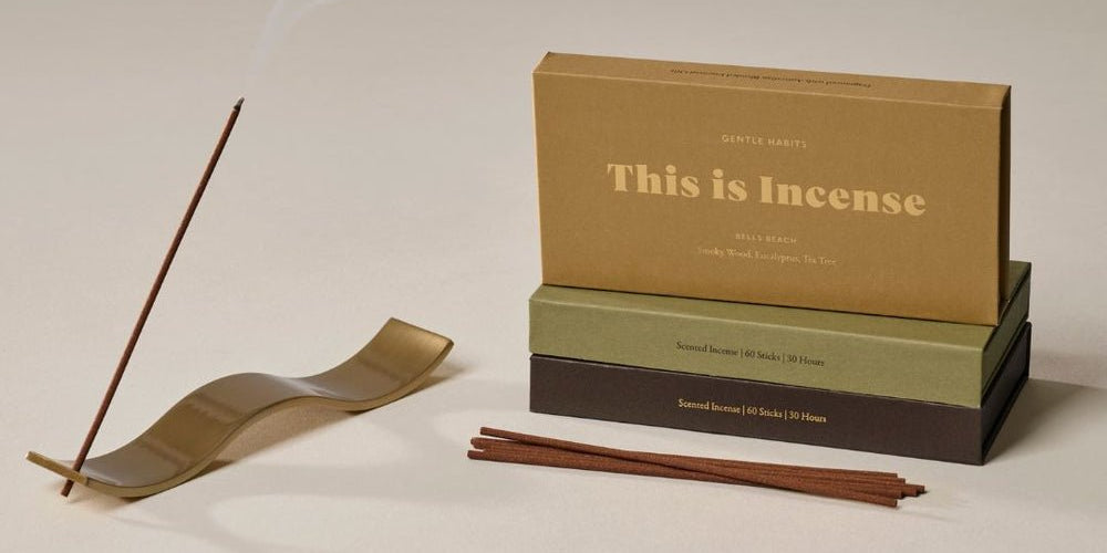 BRASS WAVE INCENSE HOLDER - GEORGES of Dubai