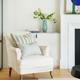 Lido Byzantine Linen Cushion - 55cm