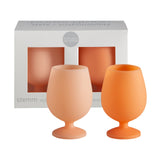 Unbreakable Stemm | Wine Glasses |Cantaloupe - Tangelo
