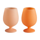 Unbreakable Stemm | Wine Glasses |Cantaloupe - Tangelo