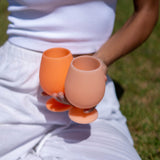 Unbreakable Stemm | Wine Glasses |Cantaloupe - Tangelo