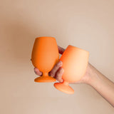 Unbreakable Stemm | Wine Glasses |Cantaloupe - Tangelo