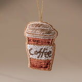 Coffee Beaded Ornament