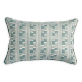 Chowk Celadon Linen Cushion - 35cm