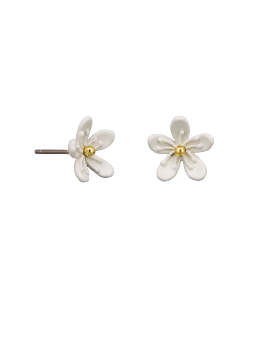 WHITE SPRING BLOSSOM EARRING