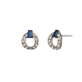 Sapphire Matilda Crystal Earring