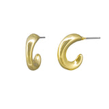 Gold Silvie Hoops