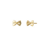 Gold Bow Tie Pasta Earring