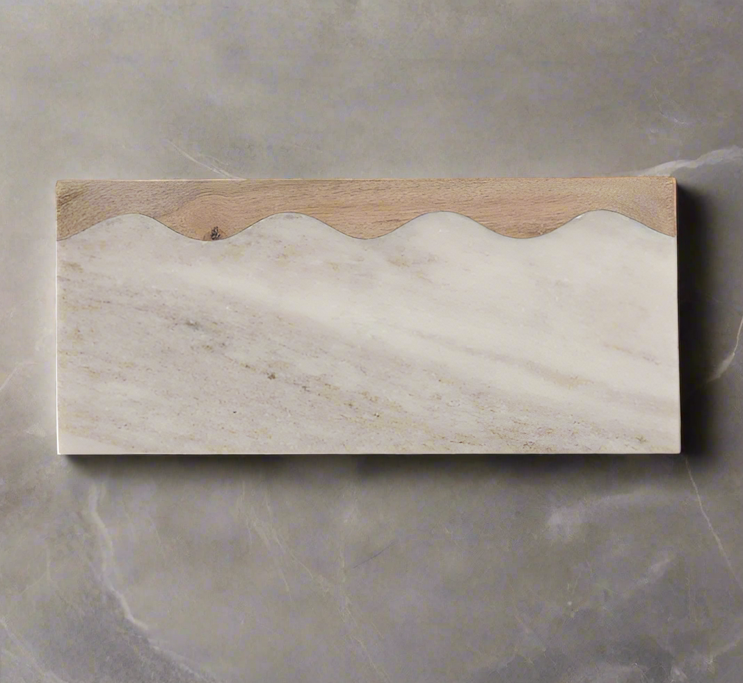 ONDULEE RECTANGLE MARBLE / WOOD BOARD