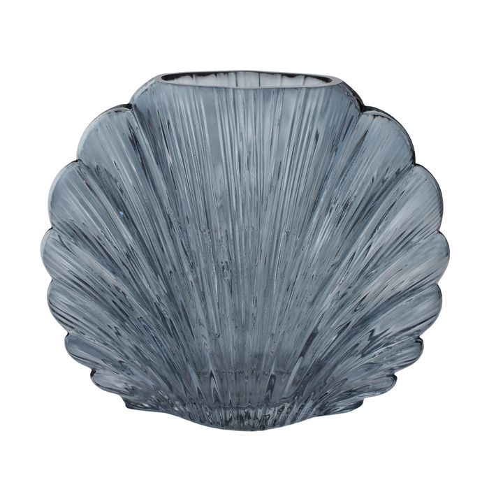 SCHALE GLASS VASE - BLUE