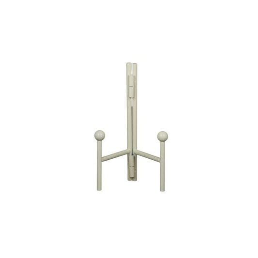 BENLOCH METAL PLATE STAND - IVORY