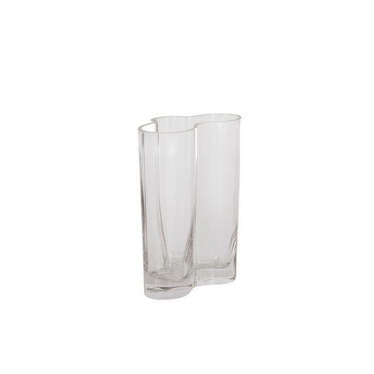 PAIGE GLASS VASE CLEAR- MEDIUM