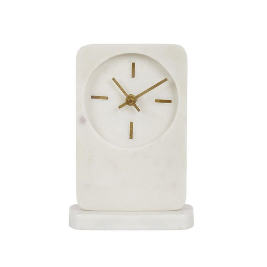 MATEO MARBLE DESK CLOCK