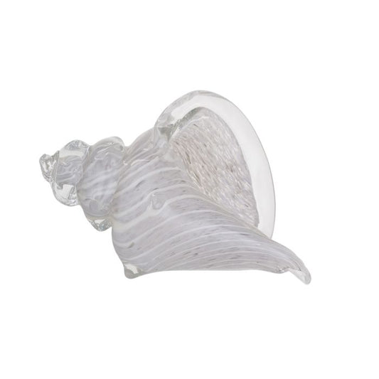 CONCH SHELL GLASS SCULPTURE