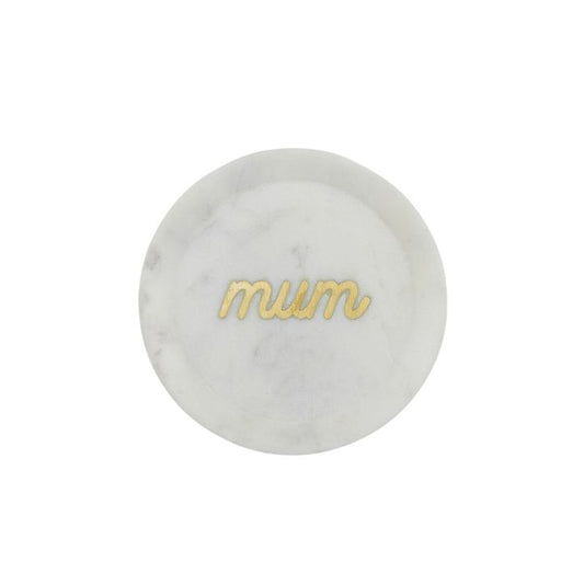 MUM MARBLE INLAY TRINKET