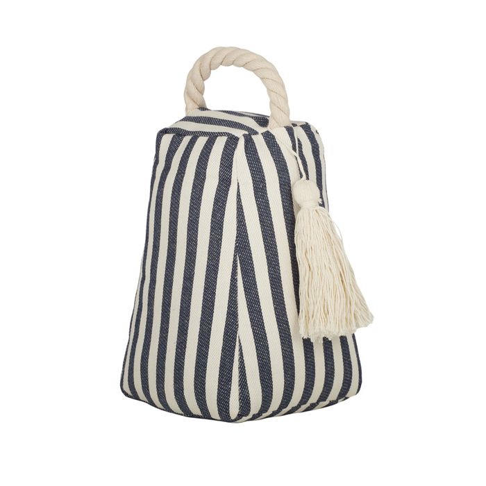 ROYALE STRIPE DOOR STOP - NAVY