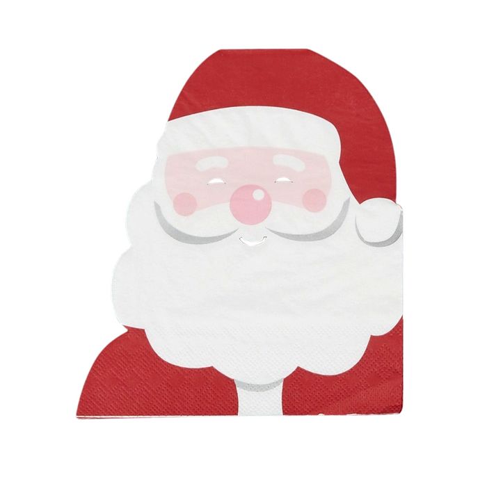 SANTA NAPKIN - RED WHITE