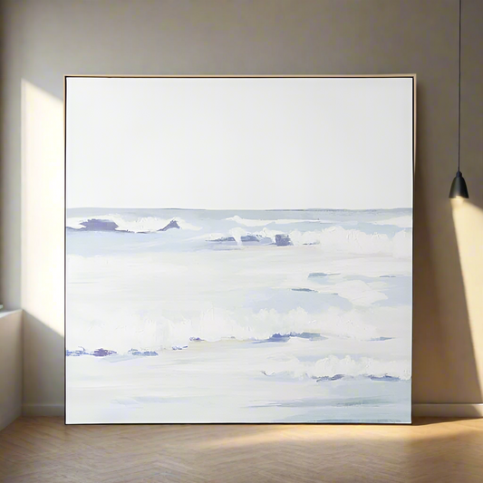 SURF NATURAL FRAME OIL CANVAS