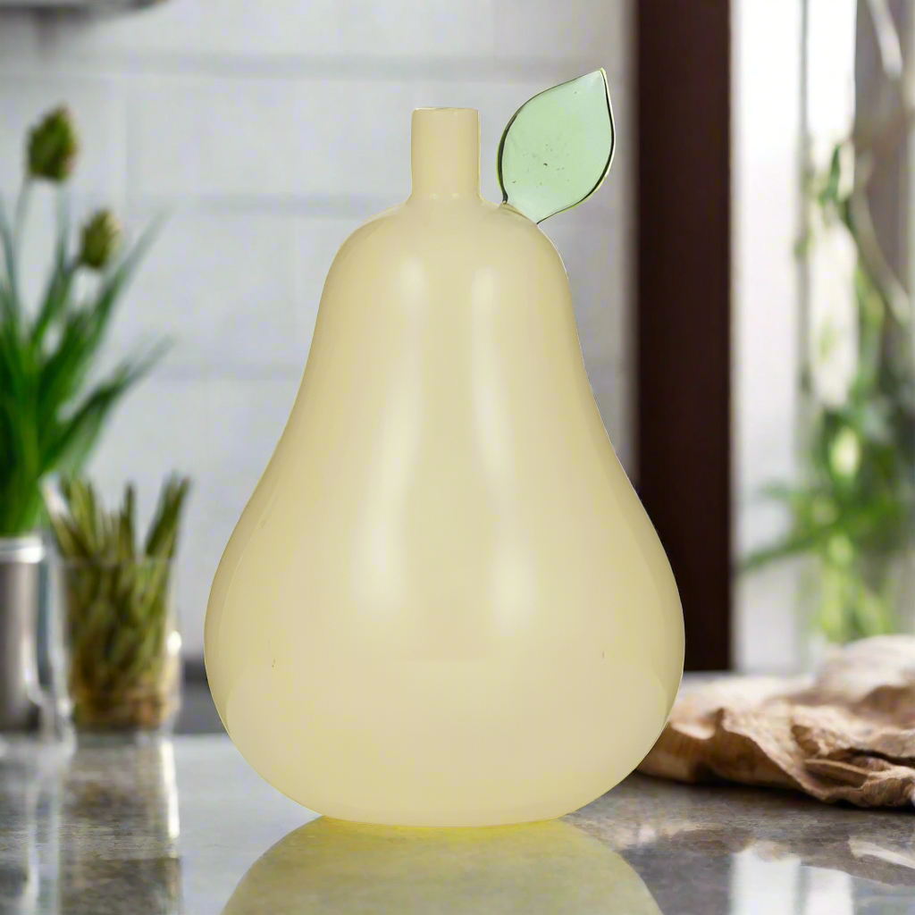 PEAR GLASS SCULPTURE