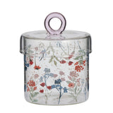 Loulou Floral Glass Jar