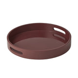 Lucia Lacquered Tray - Claret
