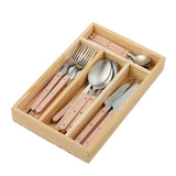 24 Piece Remy Stainless Cutlery - Nude