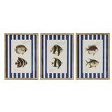 Aquatic Frame Glass Print