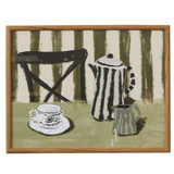 Caff Frame Glass Print