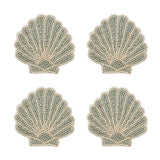 Venus Beaded Coasters Seafoam