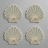 Venus Beaded Coasters Seafoam