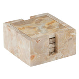 Club Marble Coasters with Holder