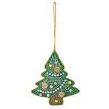 Beaded Xmas Tree Hanger Fab