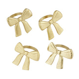 Bow Metal Napkin Ring - Gold