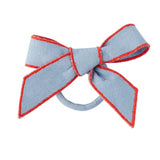 Milla Bow Napkin Ring - Sky Red