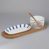 Azzurro 4 Piece Serving Set