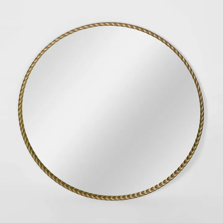 PALAIS ROUND MIRROR LARGE GOLD