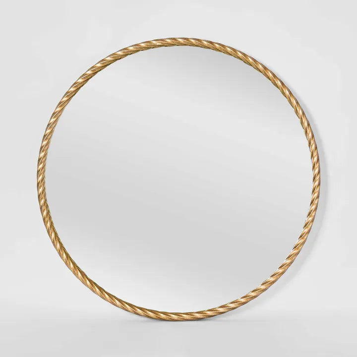 PALAIS ROUND MIRROR SMALL GOLD