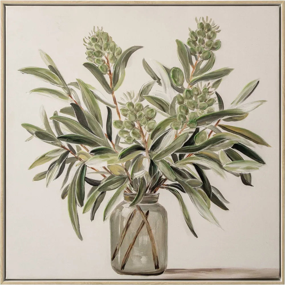 OLIVE VASE WALL ART 2