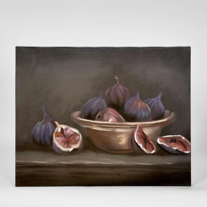 BOWL WITH FIGS PAINTING