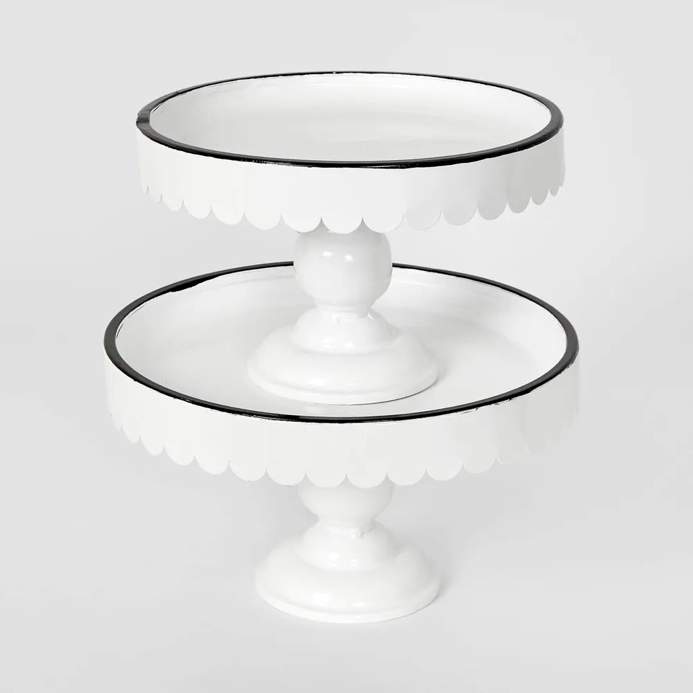 PICARDY FAUX EN CAKE STAND SET