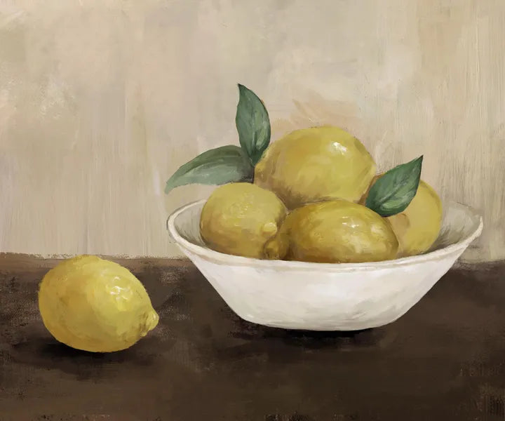 BOWL WITH LEMONS PAINTING