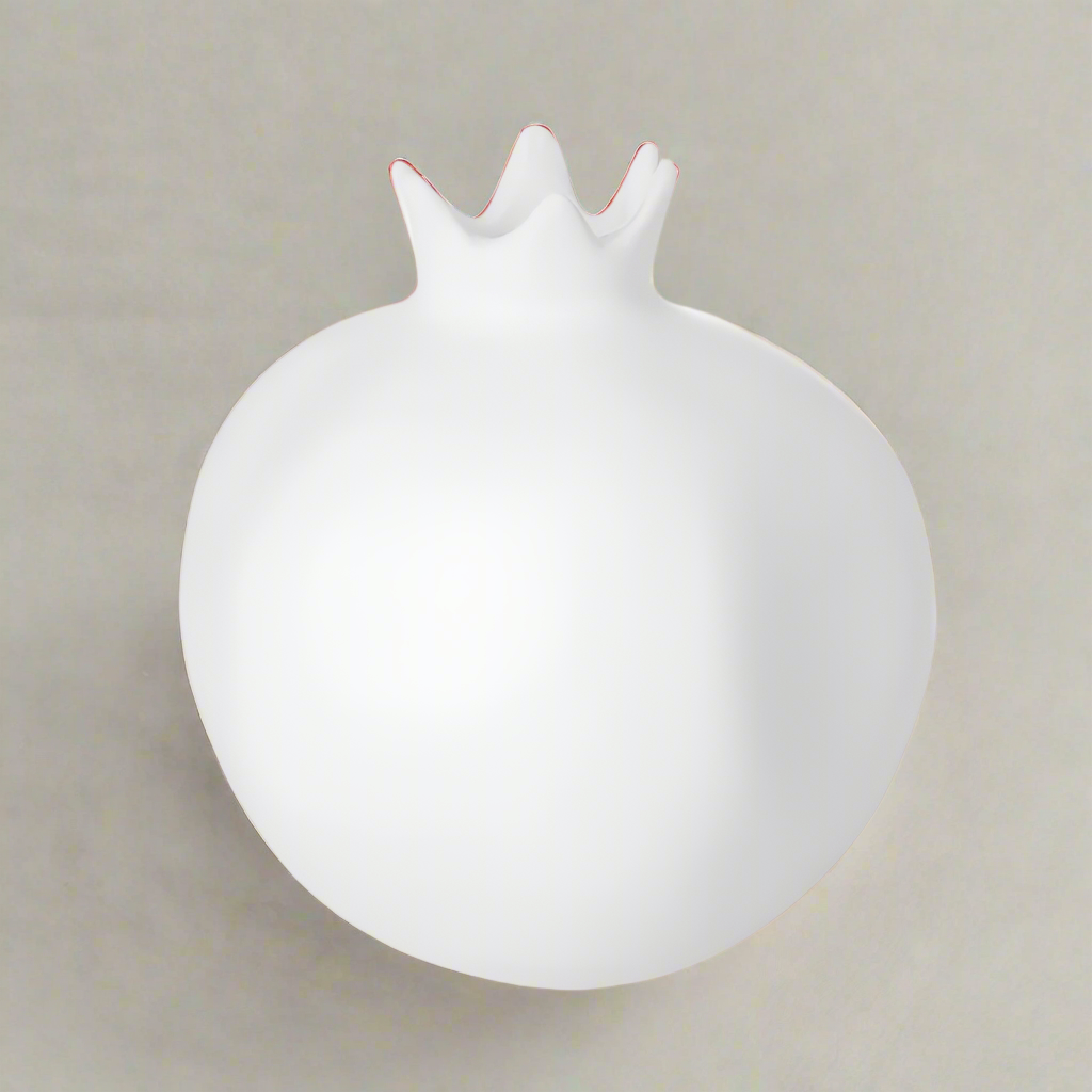 POMEGRANATE SCULPTURE - WHITE