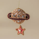 Saturn Beaded Ornament