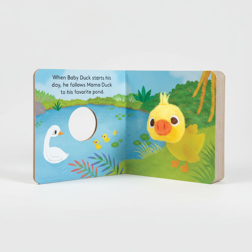 FINGER PUPPET BOOK - BABY DUCK - GEORGES of Dubai