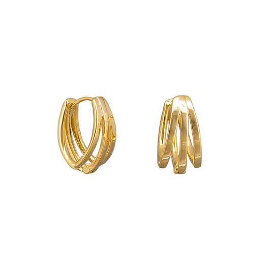 GOLD BEC HOOPS