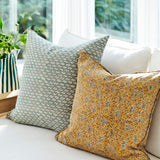 Ubud Golden Linen Cushion - 50cm