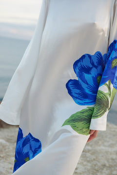 HEIDI DRESS - FOAM / CELESTE - GEORGES of Dubai