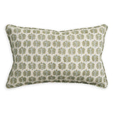 Hera Celadon Moss Linen Cushion - 35cm