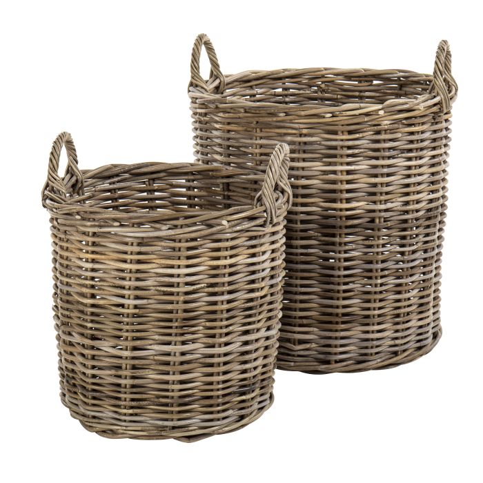 AUBUSSON BASKETS SET